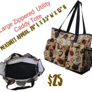 Zippered Tote Bag